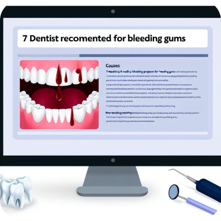 7 Dentist Recommended Tips for Treating Bleeding Gums